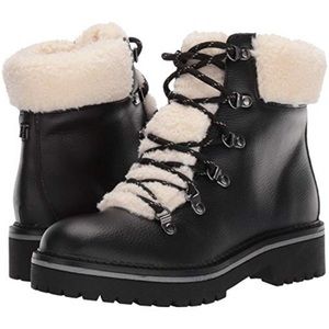 Tommy Hilfiger Ron2 Faux Fur Black Boots